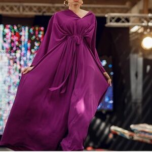 Elegant Purple Evening Gown